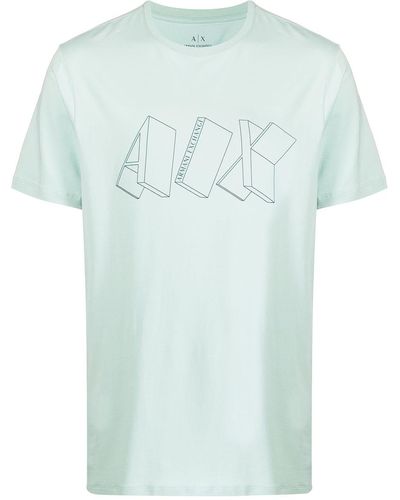 Armani Exchange Ax ロゴ Tシャツ - グリーン