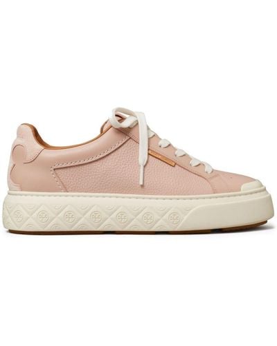 Tory Burch Ladybug Leather Trainers - Pink