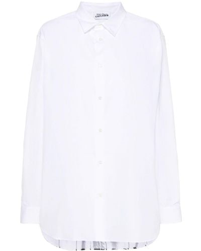 Jean Paul Gaultier The Cage Cotton Shirt - White