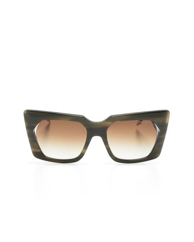 Dita Eyewear Kamin rectangular-frame sunglasses - Neutro