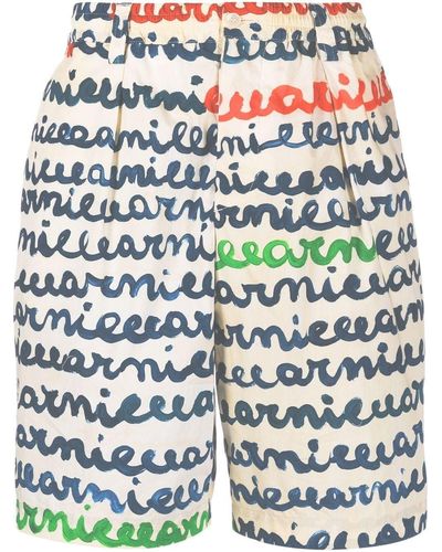 Marni Printed Pants - Blue