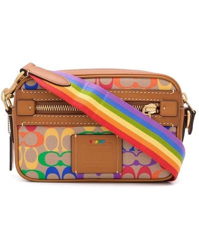 COACH Sac à bandoulière Academy Rainbow - Multicolore