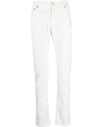 Moorer Straight-leg Jeans - White