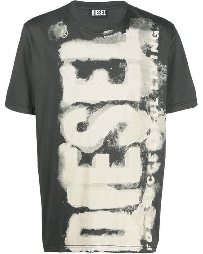 DIESEL T-shirt T-Just-E16 - Gris