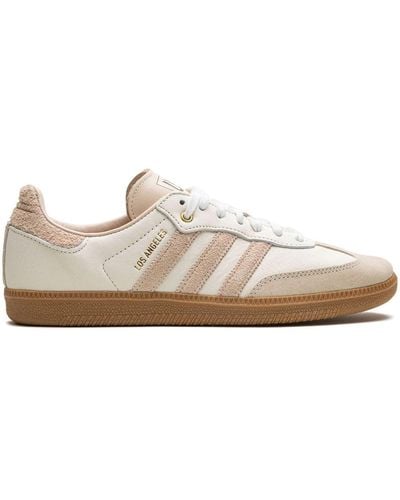 adidas Samba Linen Sneakers - Weiß