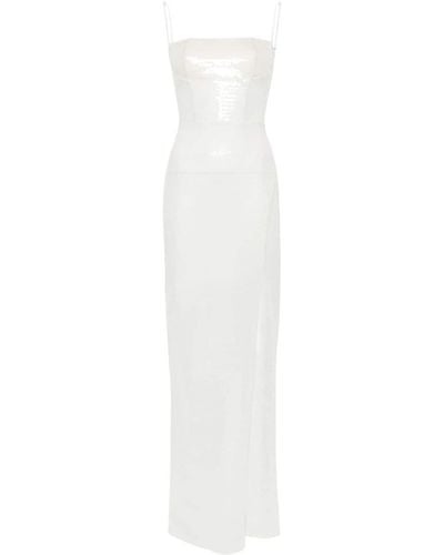 Nensi Dojaka Sequinned Maxi Dress - ホワイト