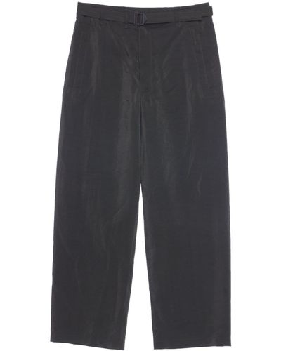 Lemaire Belted Straight-leg Pants - Blue