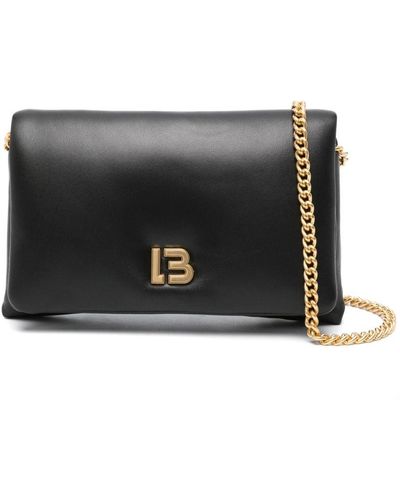 Bimba Y Lola Nappa Leather Crossbody Bag - Black