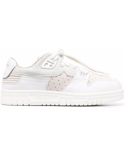 Acne Studios Perforated-detail Low Top Trainers - White
