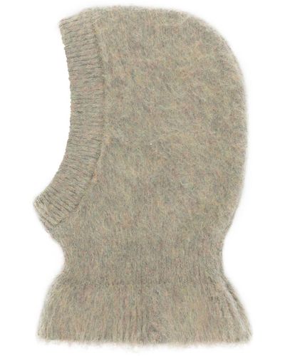 Lemaire Brushed Knitted Balaclava - Grey