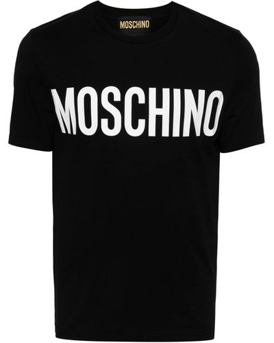 Moschino Logo-print T-shirt - Black