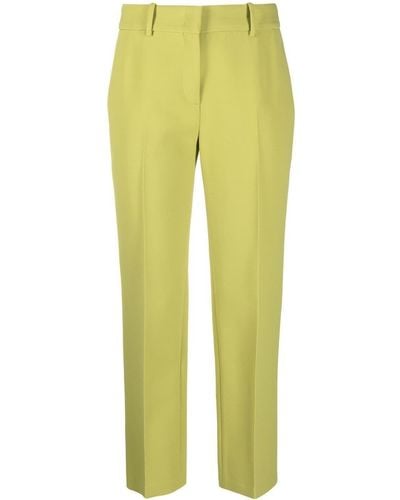 Ermanno Scervino Cropped Straight-leg Pants - Yellow
