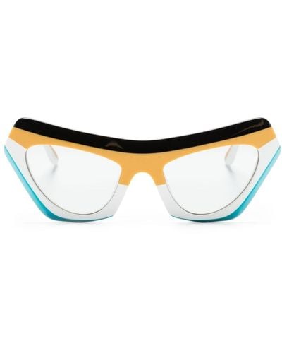 Marni Devil's Pool Cat-eye Sunglasses - White