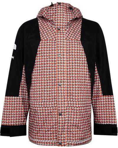 Supreme X The North Face Studded Mountain Light Jacket - Red