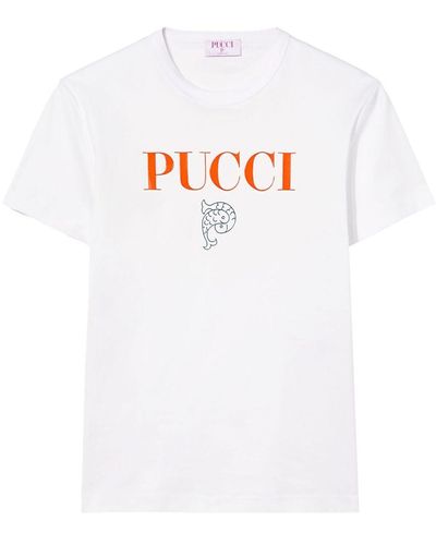 Emilio Pucci ロゴ Tシャツ - ホワイト