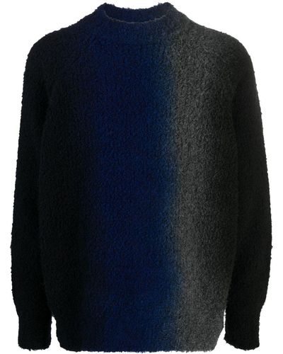 Sacai Tie-dye Wool Sweater - Blue