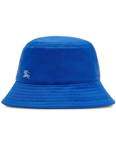 Burberry Ekd Bucket Hat - Blue