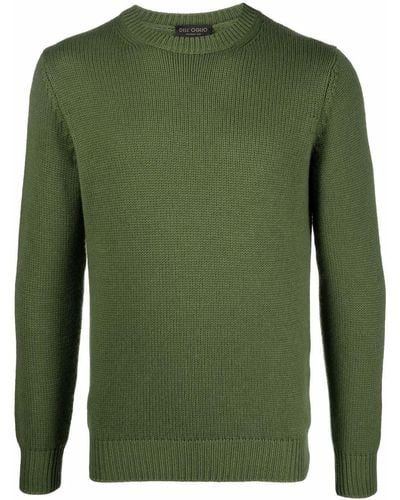 Dell'Oglio Pullover mit rundem Ausschnitt - Grün
