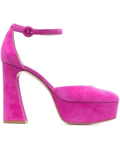 Gianvito Rossi Holly D'orsay Pumps Met Plateauzool - Roze