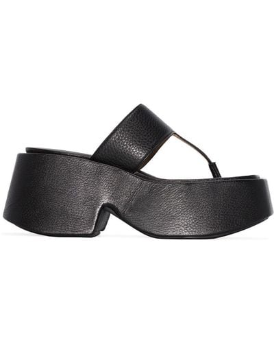 Marsèll Flatform Thong Sandals - Black