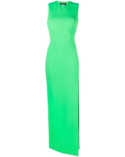 Solace London Cut-out Maxi Dress - Green