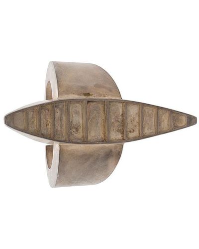 Parts Of 4 Crescent Hathor Inlay Bracelet - Metallic