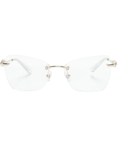 Swarovski Rahmenlose Brille - Weiß