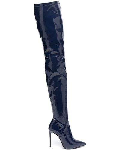 Le Silla Eva Thigh-high Stiletto Boots - Blue