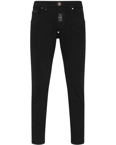 Philipp Plein Mid-rise Skinny Jeans - Black