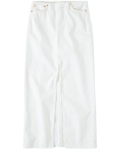 Closed Long Denim Skirt - White