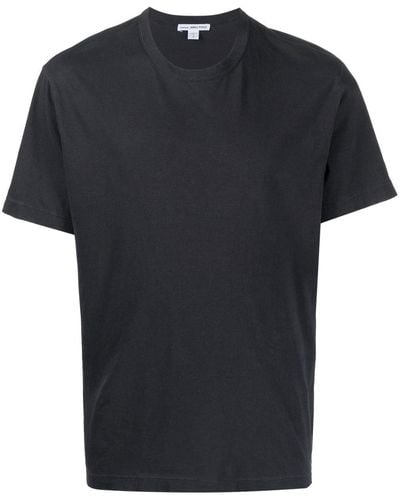 James Perse Klassisches T-Shirt - Schwarz