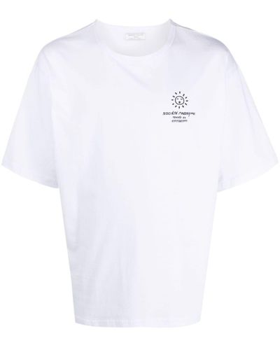Societe Anonyme T-Shirt mit Logo-Print - Weiß