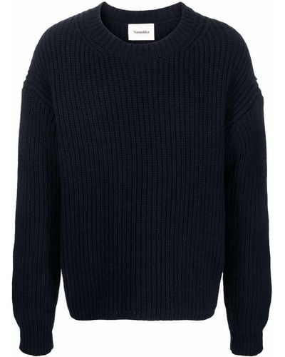 Nanushka Crew-neck Cashmere Sweater - Blue