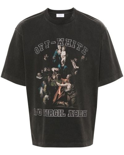 Off-White c/o Virgil Abloh Camiseta Mary Skate - Negro