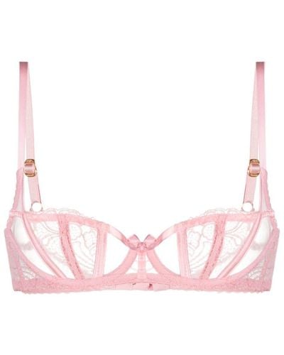 Agent Provocateur Transparenter Rozlyn BH - Pink