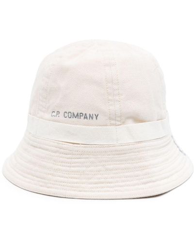 C.P. Company Bob en coton à logo imprimé - Blanc