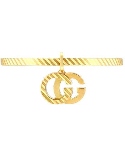 Gucci Anillo GG Running en oro amarillo de 18kt - Metálico
