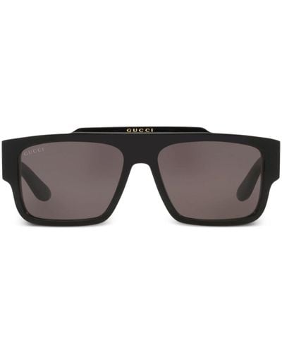 Gucci Square-frame Sunglasses - Grey
