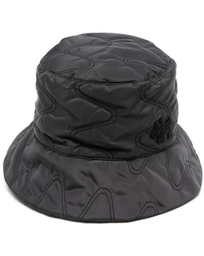 Bimba Y Lola Logo-patch Stitched Bucket Hat - Black