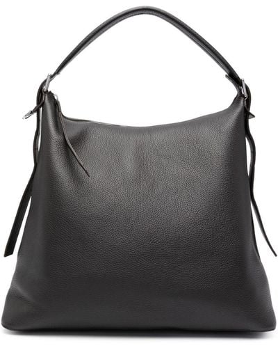 Lemaire Belt Leather Shoulder Bag - Black