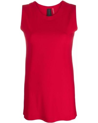 Norma Kamali Tanktop Met Ronde Hals - Rood