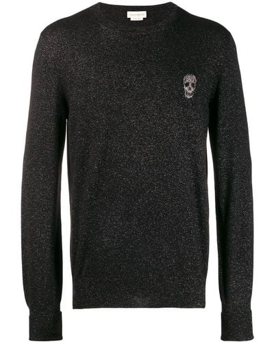 Alexander McQueen Skull Motif Sweater - Black