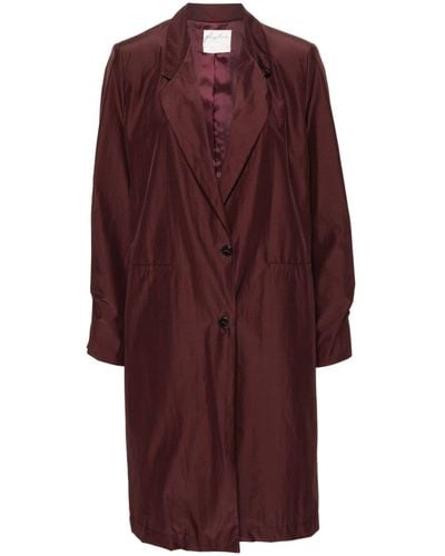 Forte Forte Single-breasted Coat - Red