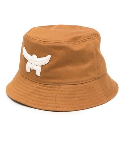 MCM Essential Cotton-twill Bucket Hat - Brown