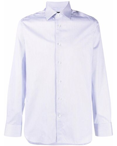 Zegna Katoenen Overhemd - Wit