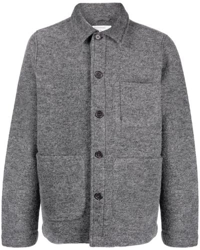 Universal Works Buttoned Shirt Jacket - Gray