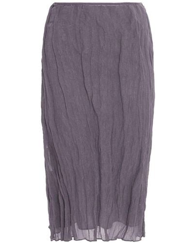 Altuzarra Bresson Crinkled Pencil Skirt - Purple