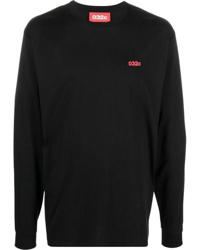 032c グラフィック Tシャツ - ブラック