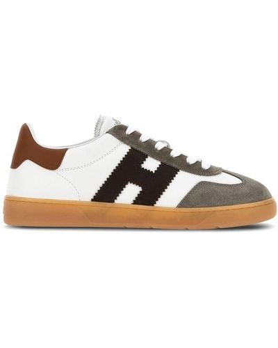 Hogan Cool Lace-up Leather Sneakers - Black