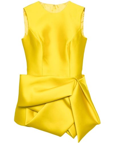 Isabel Sanchis Kleid mit rundem Ausschnitt - Gelb